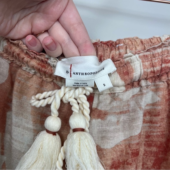 BY ANTHROPOLOGIE LINEN WIDE LEG PANTS SIZE SMALL - Picture 8 of 11